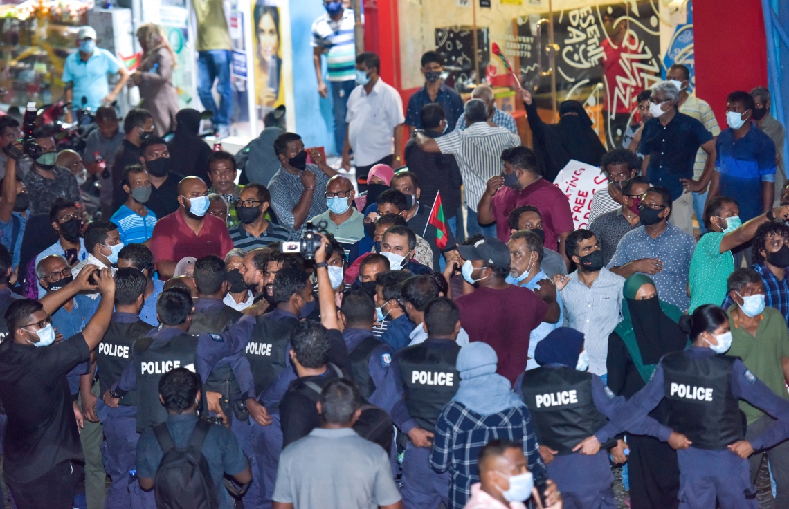 މާލޭގައި މުޒާހަރާ ކުރަން 4 ސަރަހައްދު ކަނޑައަޅައިފި