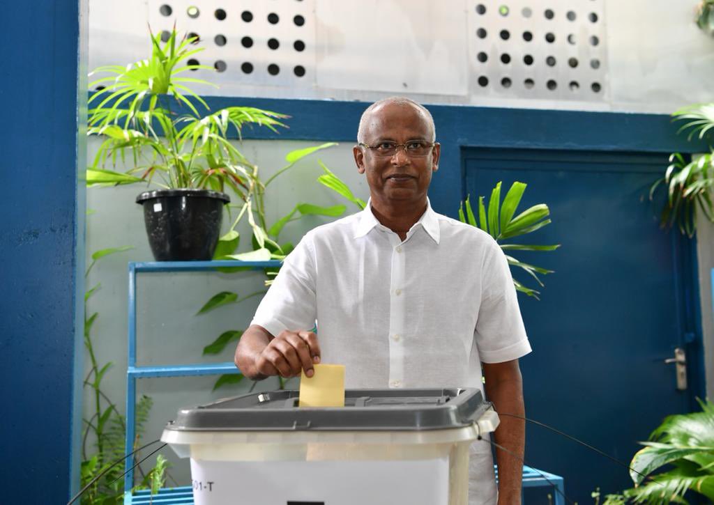 އެމްޑީޕީގެ އެތެރޭގެ އިންތިޚާބުގައި ރައީސް ޞާލިޙް ވޯޓު ލައްވައިފި