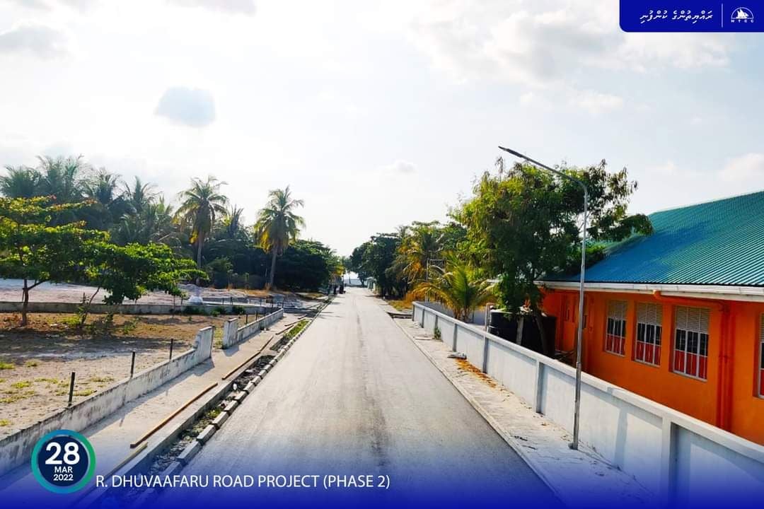 ދުވާފަރު މަގުހެދުން: މަސައްކަތުގެ 82 އިންސައްތަ ނިމިއްޖެ