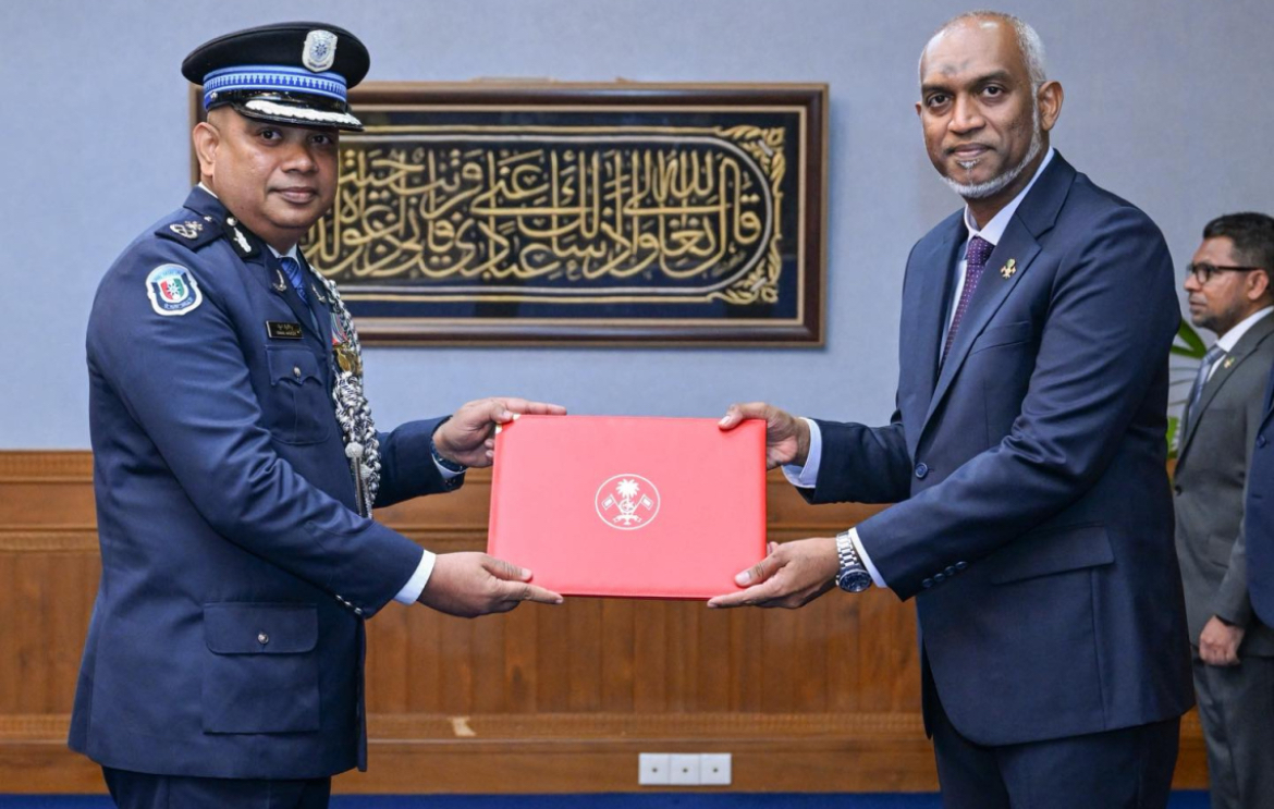 ޕޮލިސް ކޮމިޝަނަރަކަށް ނަވީން އައްޔަނު ކުރައްވައިފި