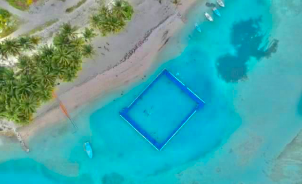 އައްޑޫ ސިޓީ މީދޫގައި ގާއިމުކުރި ސްވިމިންގ ޓްރެކް ބޭނުން ކުރަން ފަށައިފި