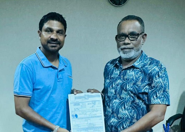 ތުލުސްދޫ ދާއިރާގެ މެމްބަރު ޕީއެންސީއަށް