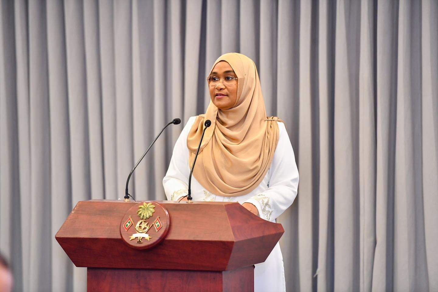 ކުޑަކުދިންނަށް ރައްކާތެރި މާހައުލެއް ޤާއިމުކުރުމަކީ ސަރުކާރުގެ ޒިންމާއެއް: މެޑަމް ސާޖިދާ
