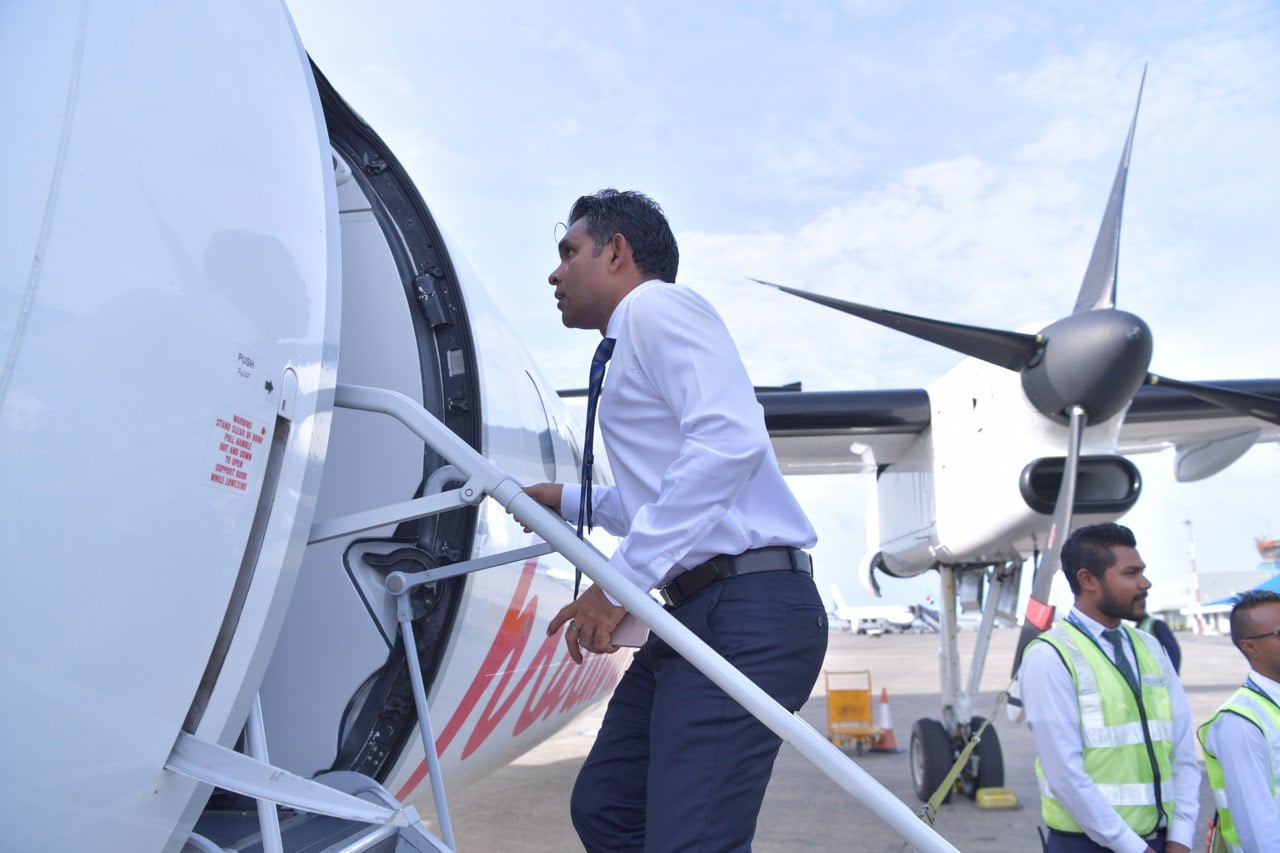 ރަސްމީ ދަތުރުފުޅެއްގައި ނައިބުރައީސް ފުވައްމުލަކަށް