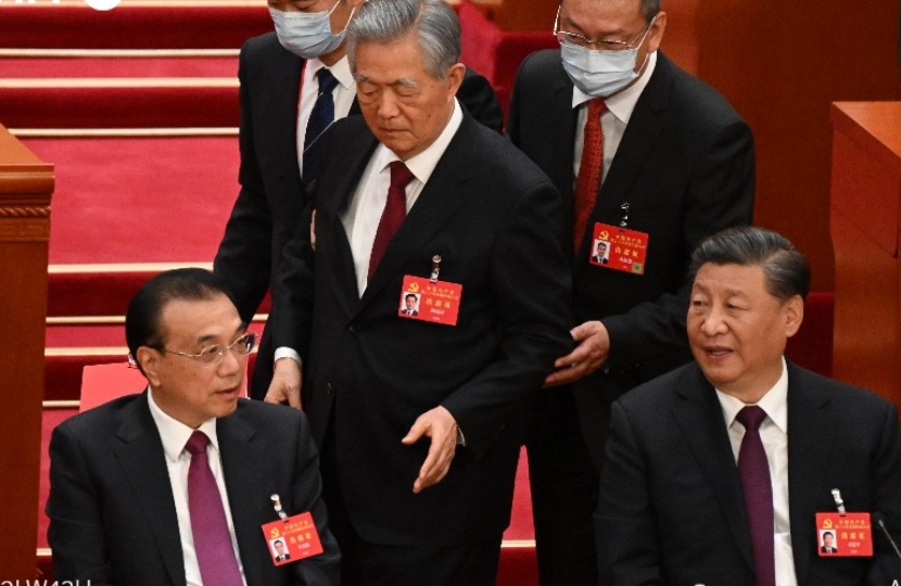 ޗައިނާގެ ވެރިކަންކުރާ ޕާޓީގެ ކޮންގްރެސްއިން ކުރީގެ ރައީސް "ނެރެލައިފި"