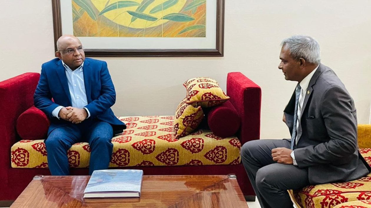 ރަސްމީ ދަތުރުފުޅެއްގައި މިނިސްޓަރ ޝާހިދު އިންޑިއާއަށް