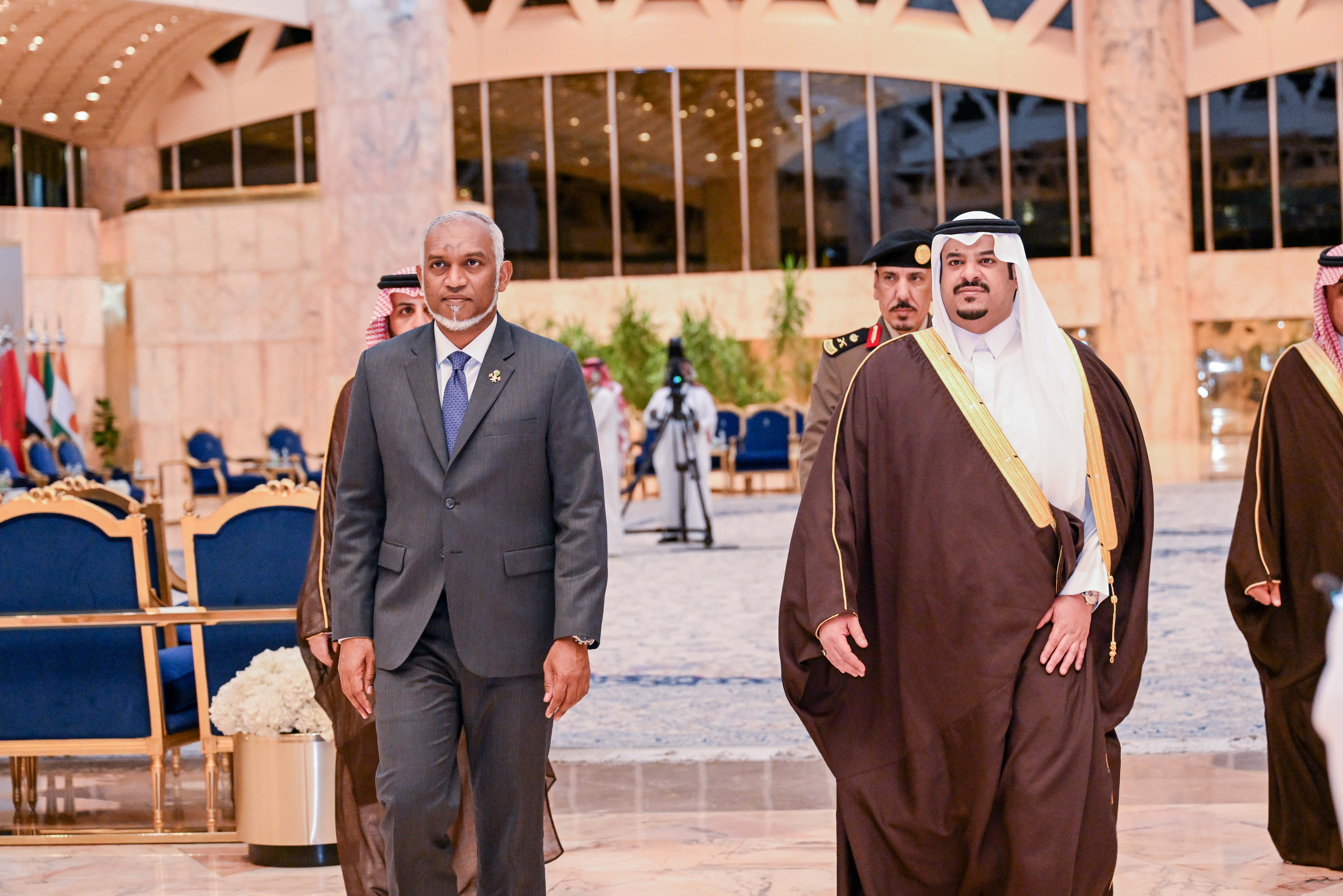 ޖޮއިންޓް އަރަބް-އިސްލާމިކް ސަމިޓަށް ރައީސް ސަޢޫދީ ޢަރަބިއްޔާއަށް ވަޑައިގެންފި