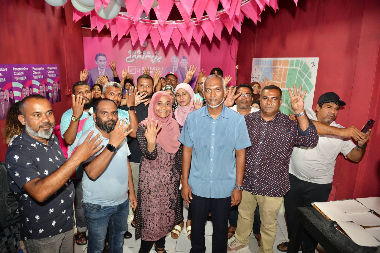ޕީޕީއެމްގެ ރިޔާސީ ކެމްޕޭން ނިންމުމުގެ ހިނގާލުން މިއަދު ހަވީރު އާޓިފިޝަލް ބީޗުގައި