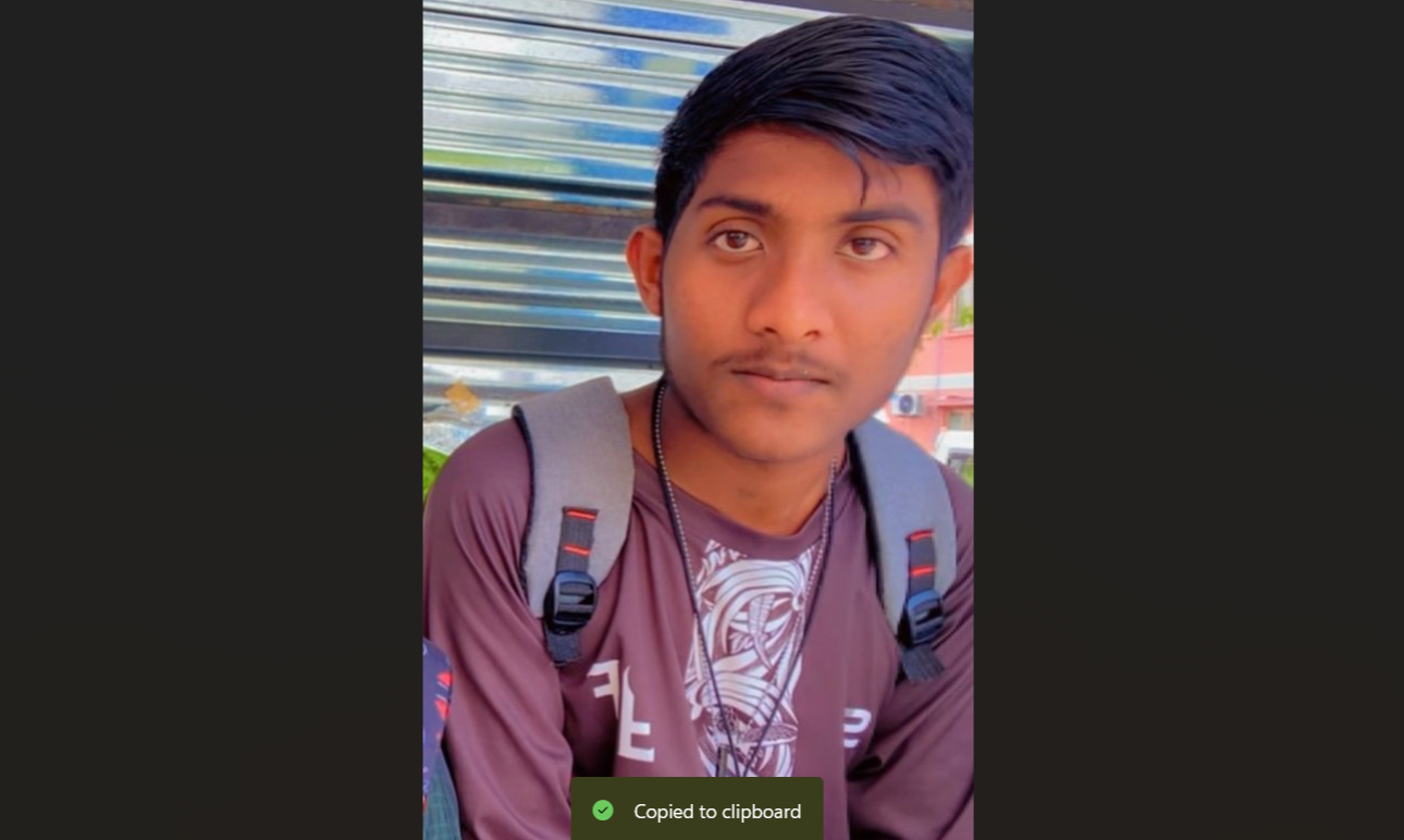 15 އަހަރު ކުއްޖަކު ގެއްލިގެން ހޯދުމުގެ މަސައްކަތް ފުލުހުން ފަށައިފި