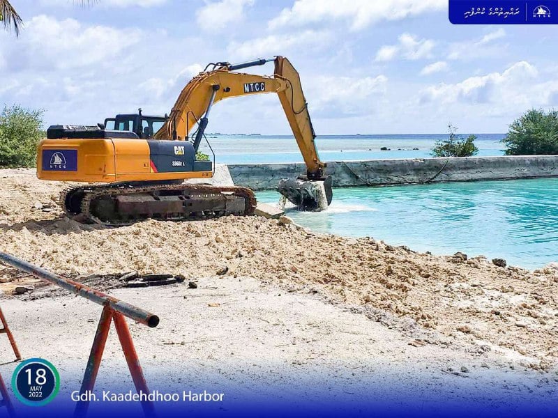 ކާޑެއްދޫ ބަނދަރު: އަމަލީ މަސައްކަތް ފަށައިފި