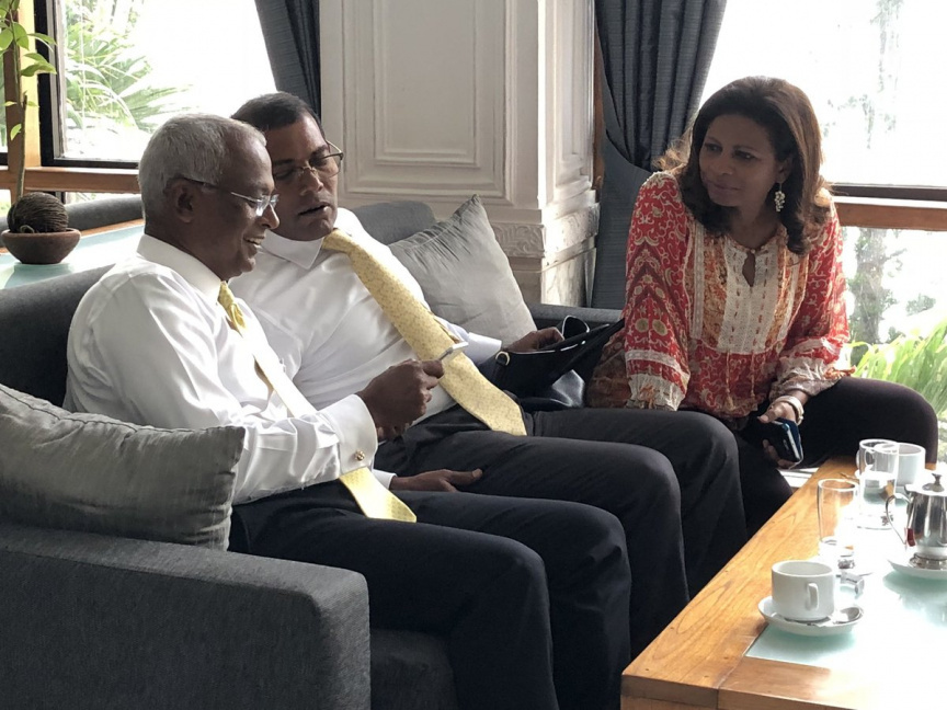 ރައީސް ނަޝީދު ފަރުވާއަށް ވަޑައިގެންނެވިފަހުން ރައީސް ޞާލިހު ނުގުޅުއްވާ: ދޮންބިލެއް