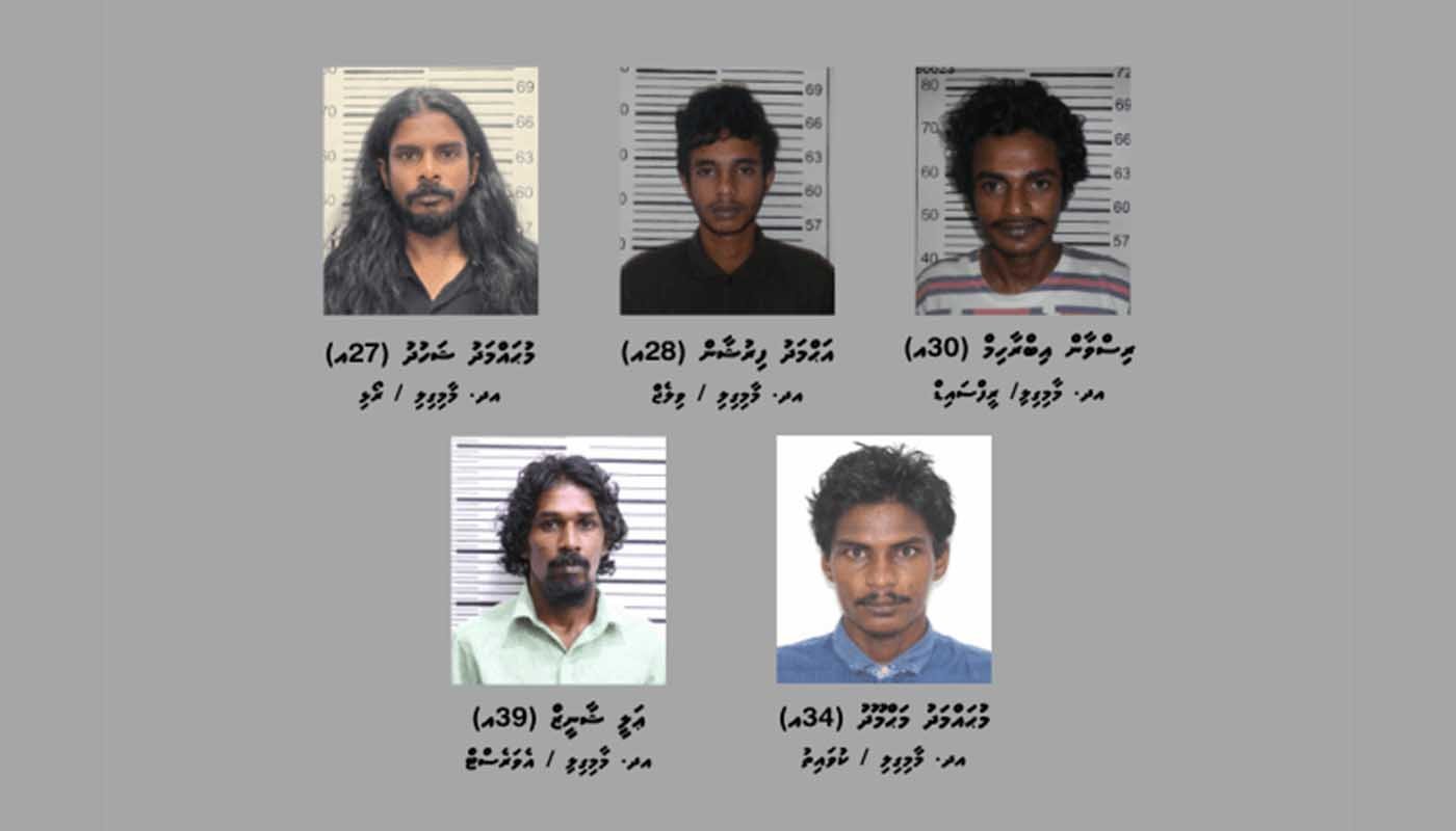 މަސްތުވާތަކެތި އަތުލައިގަތުމަށް ހިންގި އޮޕަރޭޝަނެއްގައި މާމިގިލިން 5 މީހުން ހައްޔަރުކޮށްފި