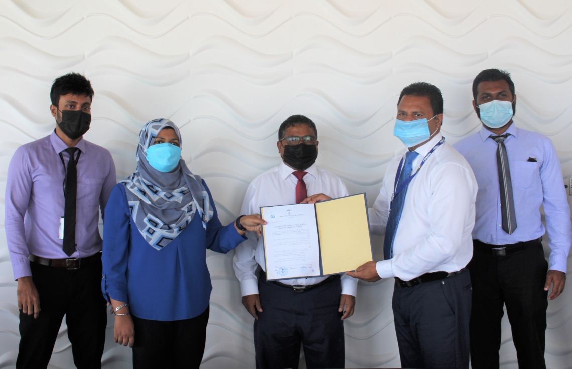 ކޮމަންޑޫގައި އައިސްޕްލާންޓެއް ހަދަން ފެނަކައާ ހަވާލުކޮށްފި