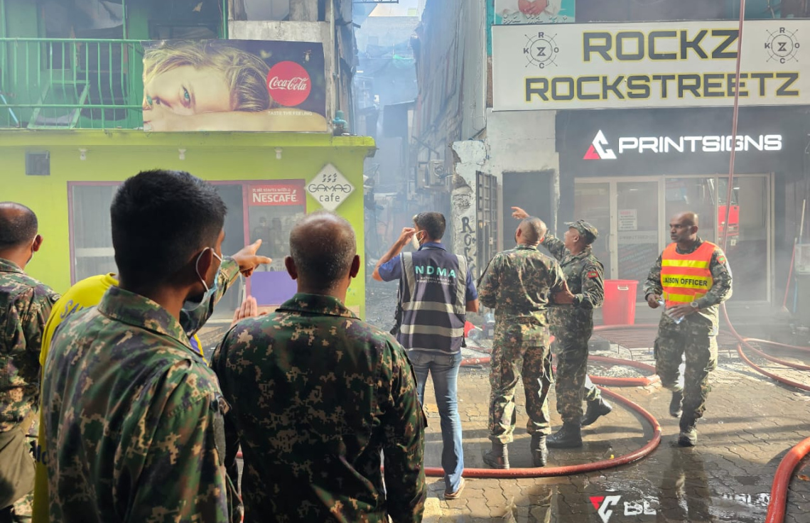 އަލިފާނުގެ ހާދިސާ ހިނގި ގެ ތަޅާލުމުގެ މަސައްކަތް ފަށައިފި