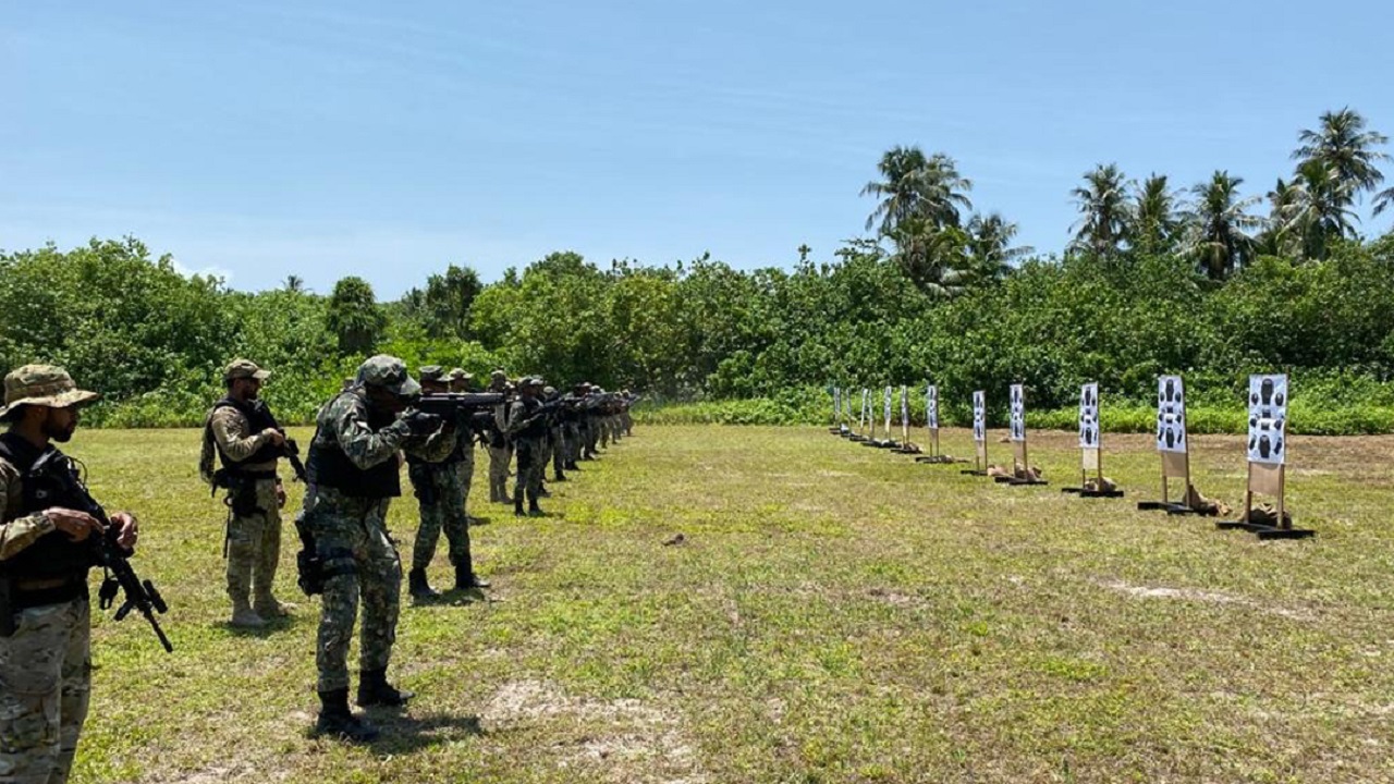 ސިފައިންގެ އަސްކަރީ ތަމްރީންތަކެއް ދ. އަތޮޅުގައި ކުރިއަށް ގެންދަނީ