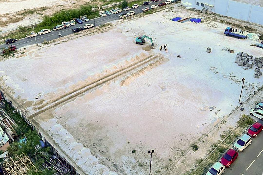 ހިޔާ ސަރަހައްދުގައި ޒަމާނީ ފެންވަރުގެ 2 ފުޓްސަލް ދަނޑު އެޅުމުގެ މަސައްކަތް ފަށައިފި