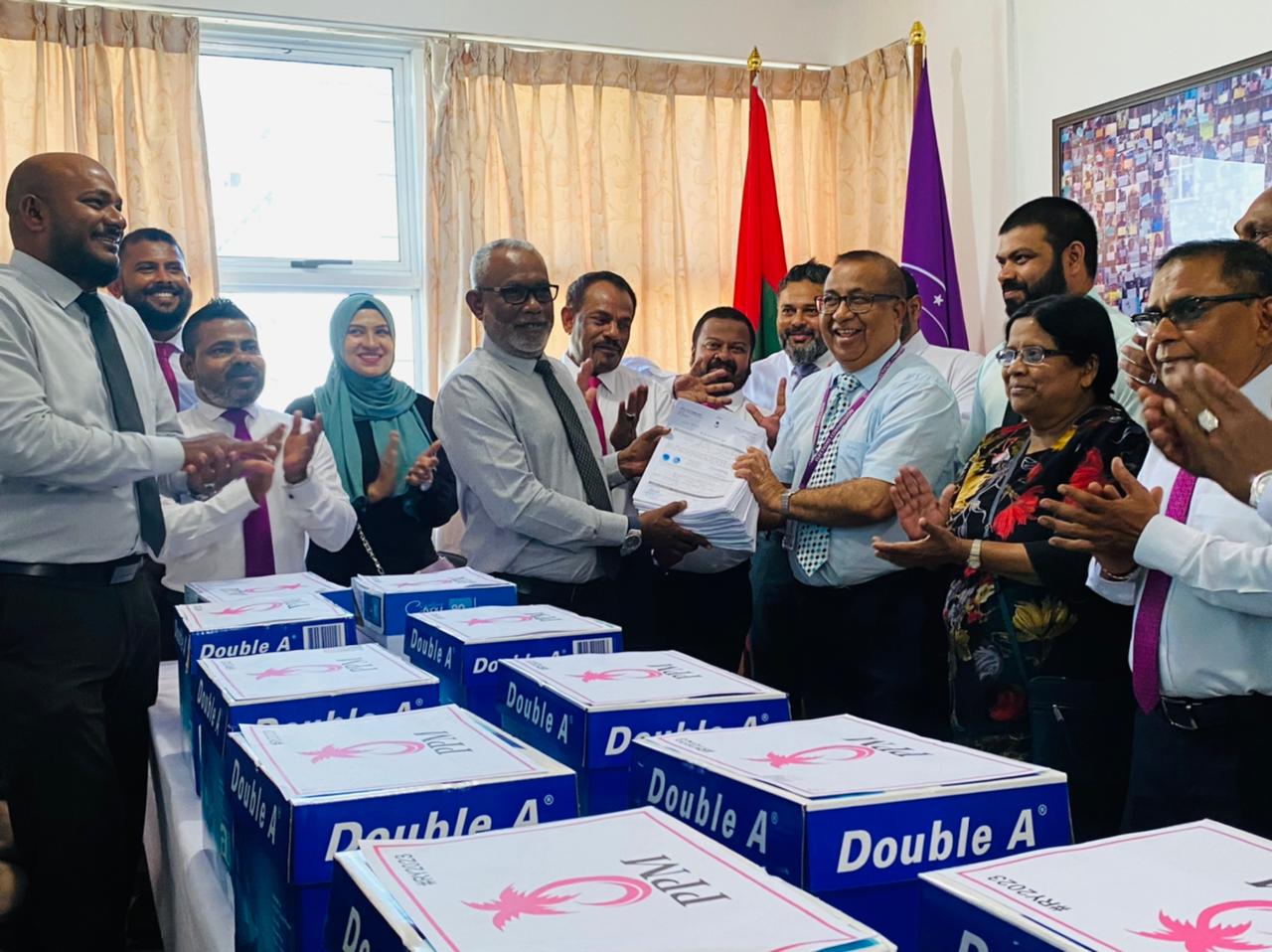 ޕީޕީއެމުން 10 ހާސް ފޯމް އިލެކްޝަނަށް