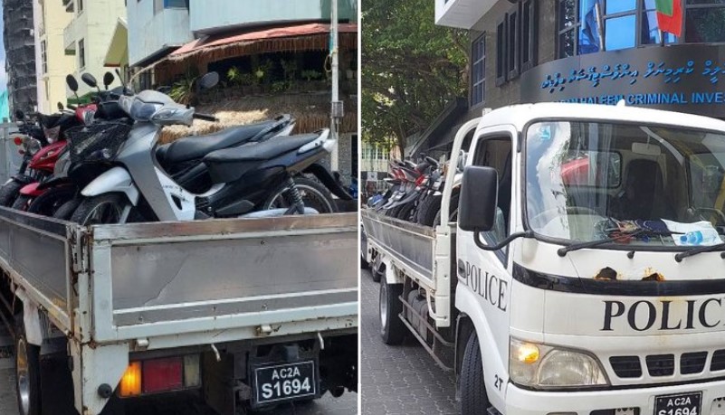 ޤަވާއިދާ ޚިލާފަށް ޕާކުކޮށްފައި ހުންނަ ވެހިކަލްތައް ނަގަން ފަށައިފި