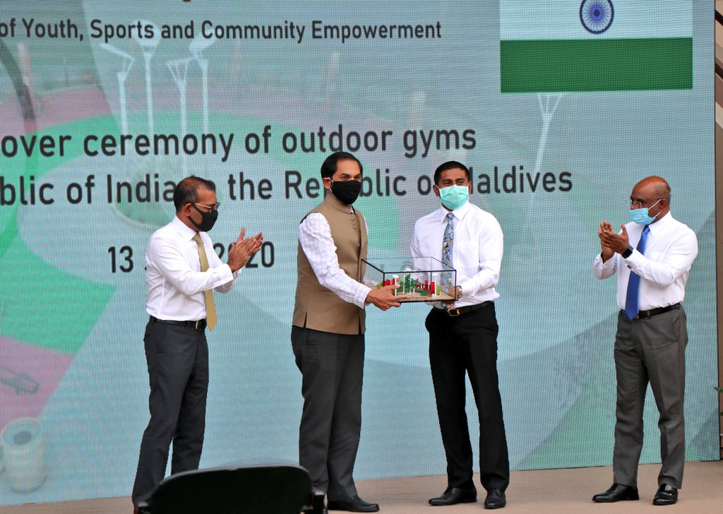 އިންޑިއާގެ ހިލޭ އެހީގައި ރާއްޖޭގެ 61 ރަށެއްގައި އައުޓް ޑޯ ޖިމް ޤާއިމްކުރަނީ