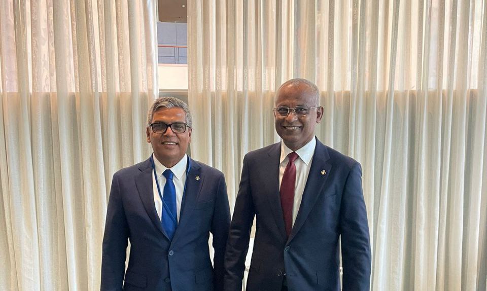 ރީކޯ މޫސަ ރައީސް ސާލިޙާއެކު އދ.ގެ ތާރިޚީ ވަގުތުކޮޅުގައި!