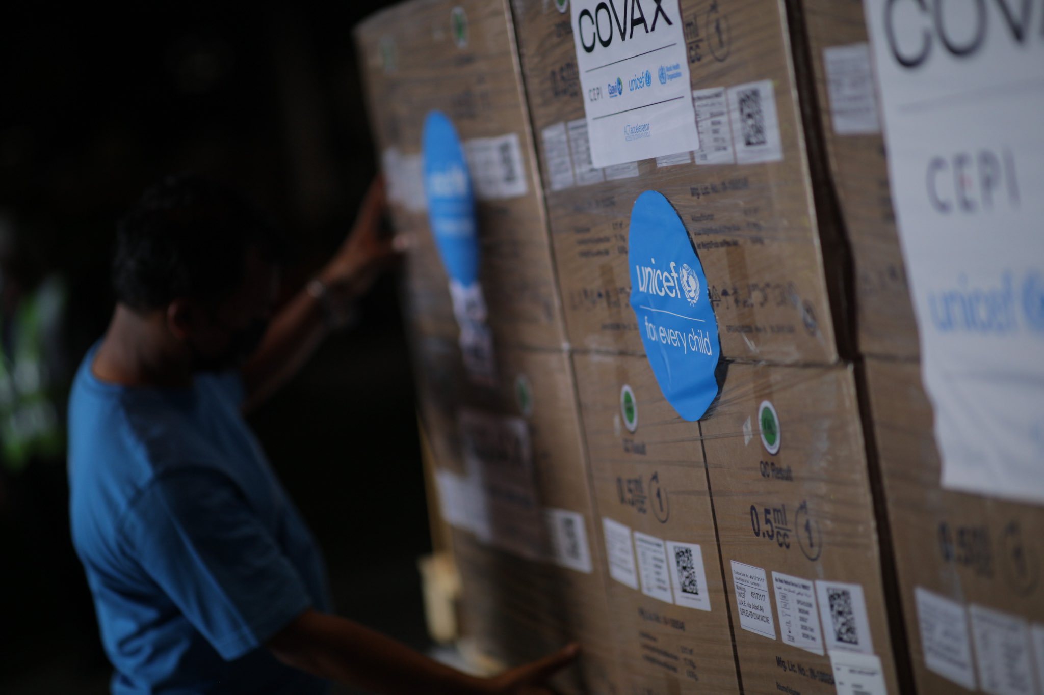 މިއަދު ނޫނީ މާދަމާގެ ވަގުތެއްގައި ރާއްޖެއަށް އިތުރު ވެކްސިން ލިބޭނެ - ޔުނިސެފް