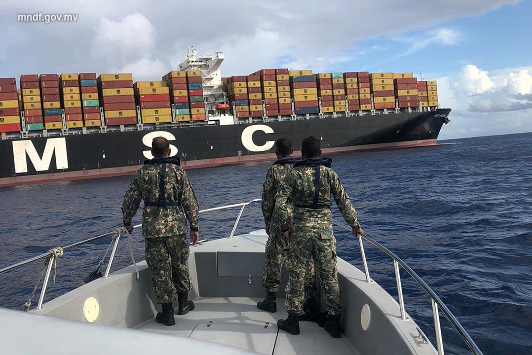 ބޭރު ބޯޓެއްގައި ހުރި ފަޅުވެރިއެއްގެ ސިއްހީ ހާލު ދެރަވެގެން އެމްއެންޑީއެފުން އެހީތެރިވެއްޖެ