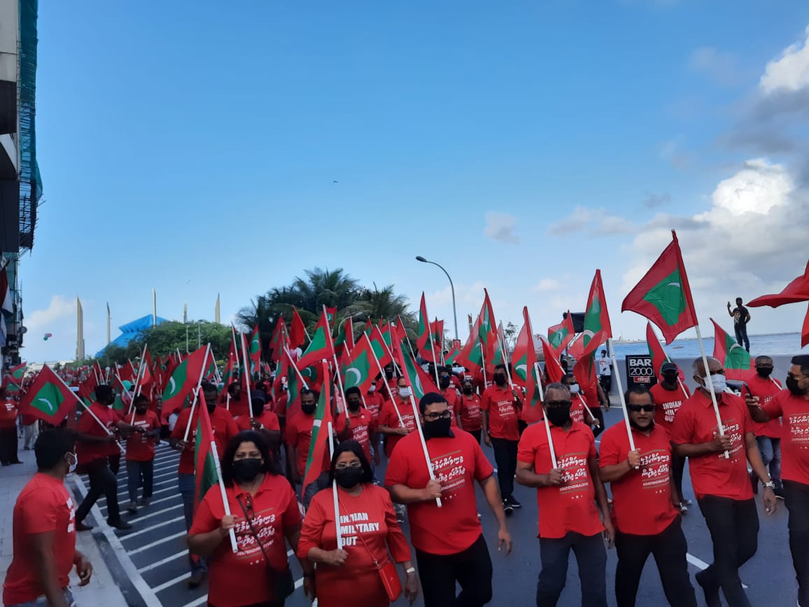 އިންޑިއާއާއެކު ވެފައިވާ އެއްބަސްވުންތައް ހާމަކުރުމަކީ ލިބުނު ކާމިޔާބީއެއް: އިދިކޮޅު