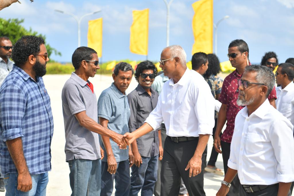 ހއ. އަށް ކުރެއްވި ދަތުރުފުޅަށްފަހު ރައީސް ސާލިހު ހދ.އަތޮޅަށް