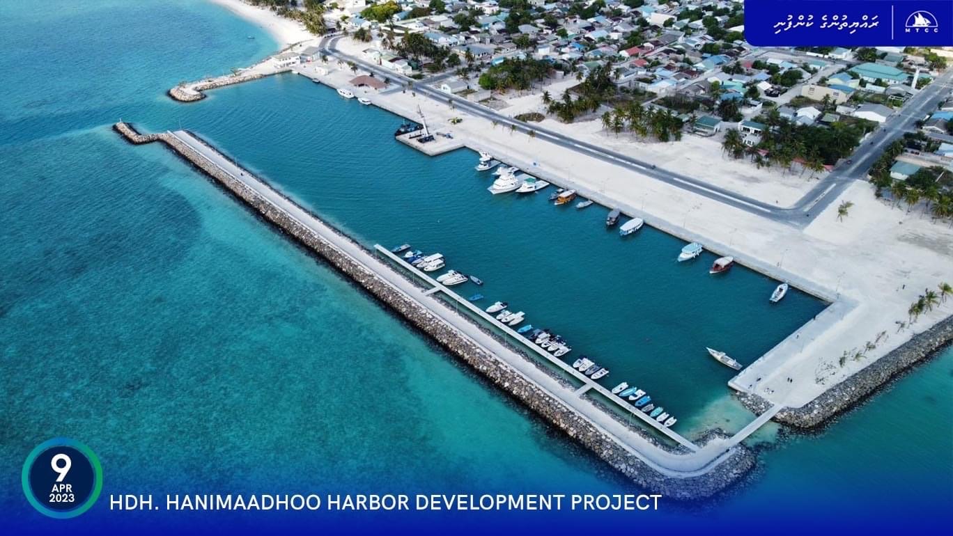 ހަނިމާދޫ ބަނދަރު ތަރައްޤީ ކުރުމުގެ މަޝްރޫޢު ނިމިއްޖެ