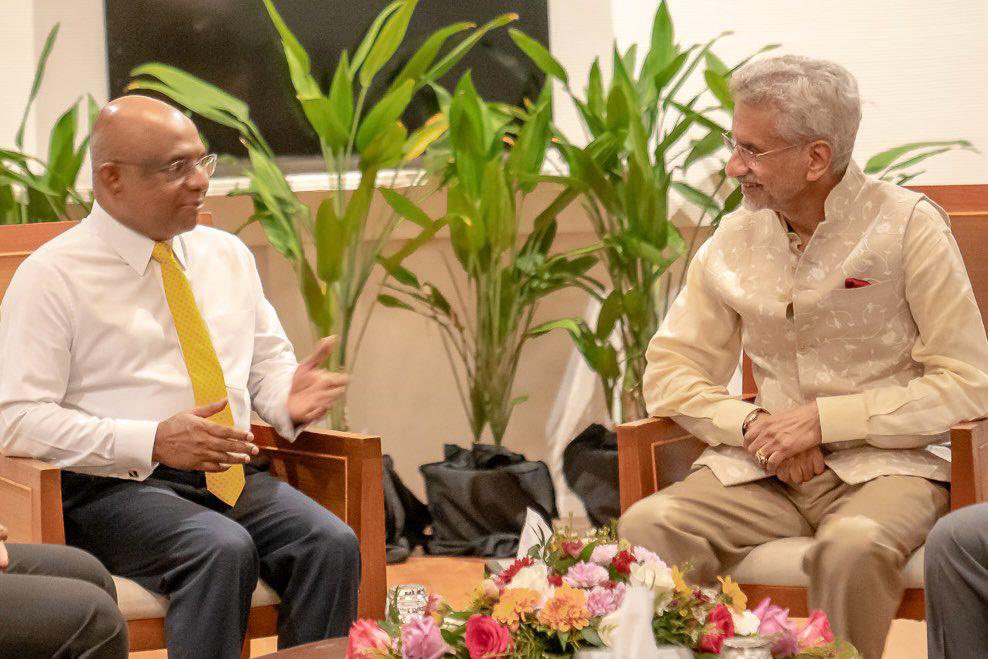 ޖައިޝަންކަރު، އެމްޑީޕީގެ ރައީސާ ބައްދަލުކުރައްވައިފި