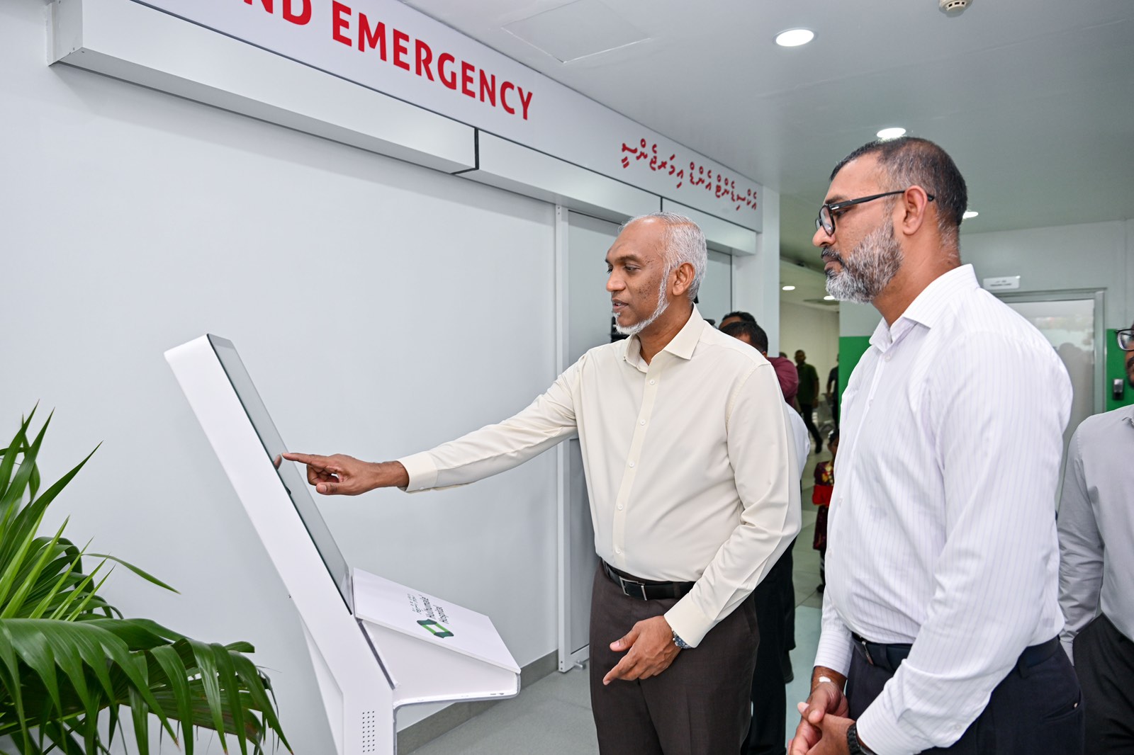 ހުޅުމާލެ ހޮސްޕިޓަލުގައި އަލަށް ގާއިމްކުރި އީއާރް ރައީސް ހުޅުއްވައިދެއްވައިފި