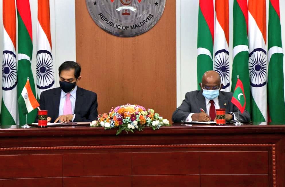 ގްރޭޓަރ މާލެ ކަނެކްޓިވިޓީ ބުރިޖު - 100 މިލިއަން ޑޮލަރުގެ ހިލޭ އެހީގެ އެއްބަސްވުމުގައި ސޮއިކޮށްފި