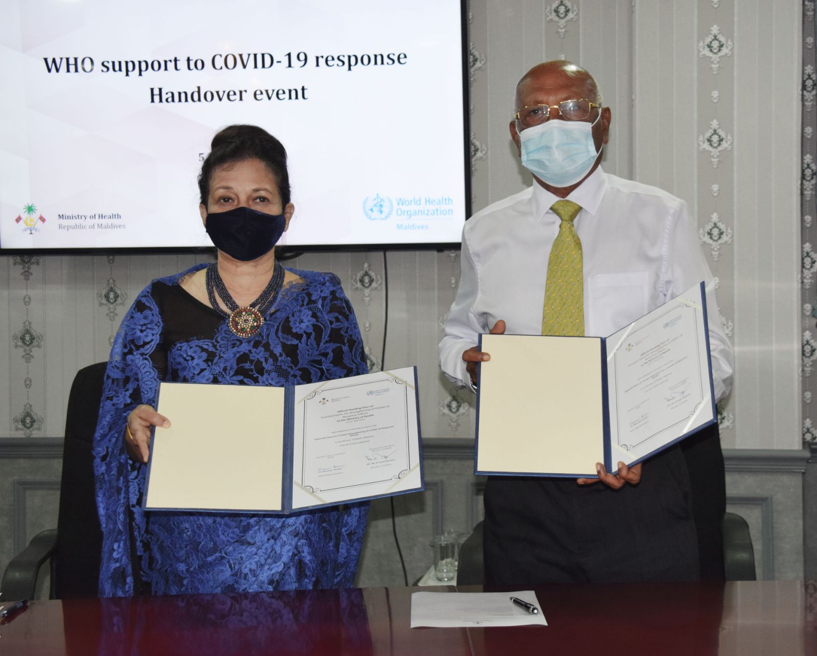 ޞިއްޙަތު ޖަމިއްޔާއިން ޞިއްޙީދާއިރާއަށް އެހީތެރިކަން ފޯރުކޮށްދީފި