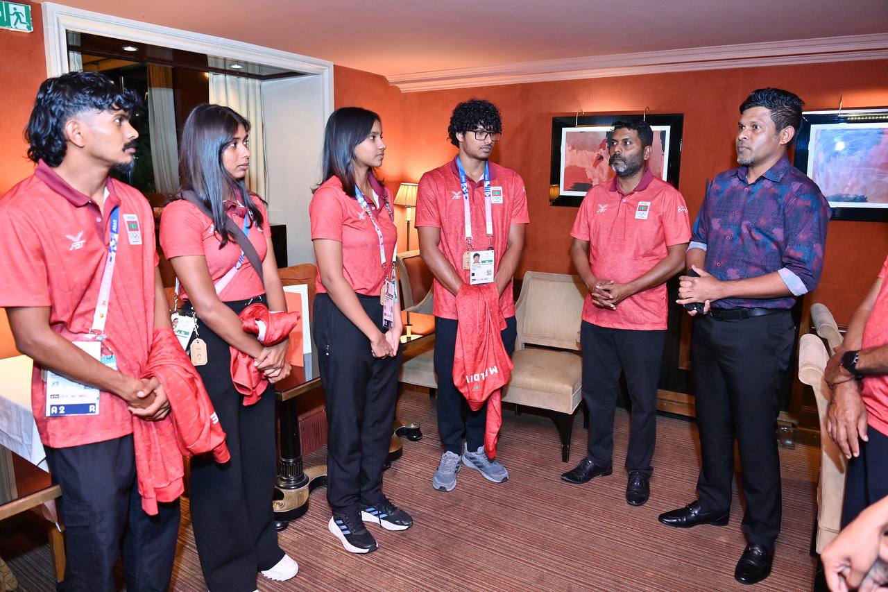 ޕެރިސް 2024 އޮލިމްޕިކްސް ފެށުމުގެ ރަސްމިއްޔާތުގައި ނައިބު ރައީސް ބައިވެރިވެވަޑައިގަންނަވައިފި