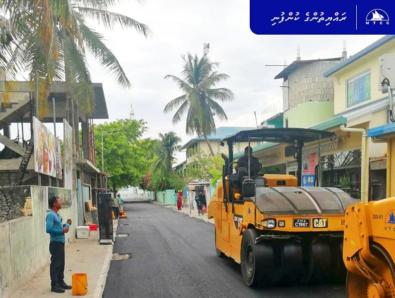 އޭދަފުށީގެ މަގުތަކަށް ނަލަކަން؛ މަސައްކަތުގެ 50 އިންސައްތަ ނިންމައިފި