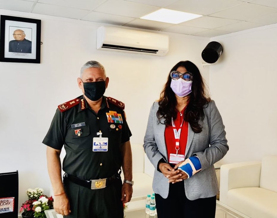 އިންޑިއާގެ ޑިފެންސް ޗީފް އަވަހާރަވުމުން މިނިސްޓަރ މާރިޔާގެ ތައުޒިޔާ