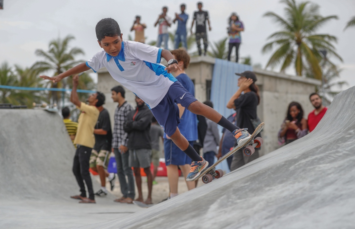 ބީއެމްއެލް ކޮމިއުނިޓީ ފަންޑުގެ ދަށުން ގދ. ވާދޫގައި ސްކޭޓް ޕާކެއް ހުޅުވައިފި