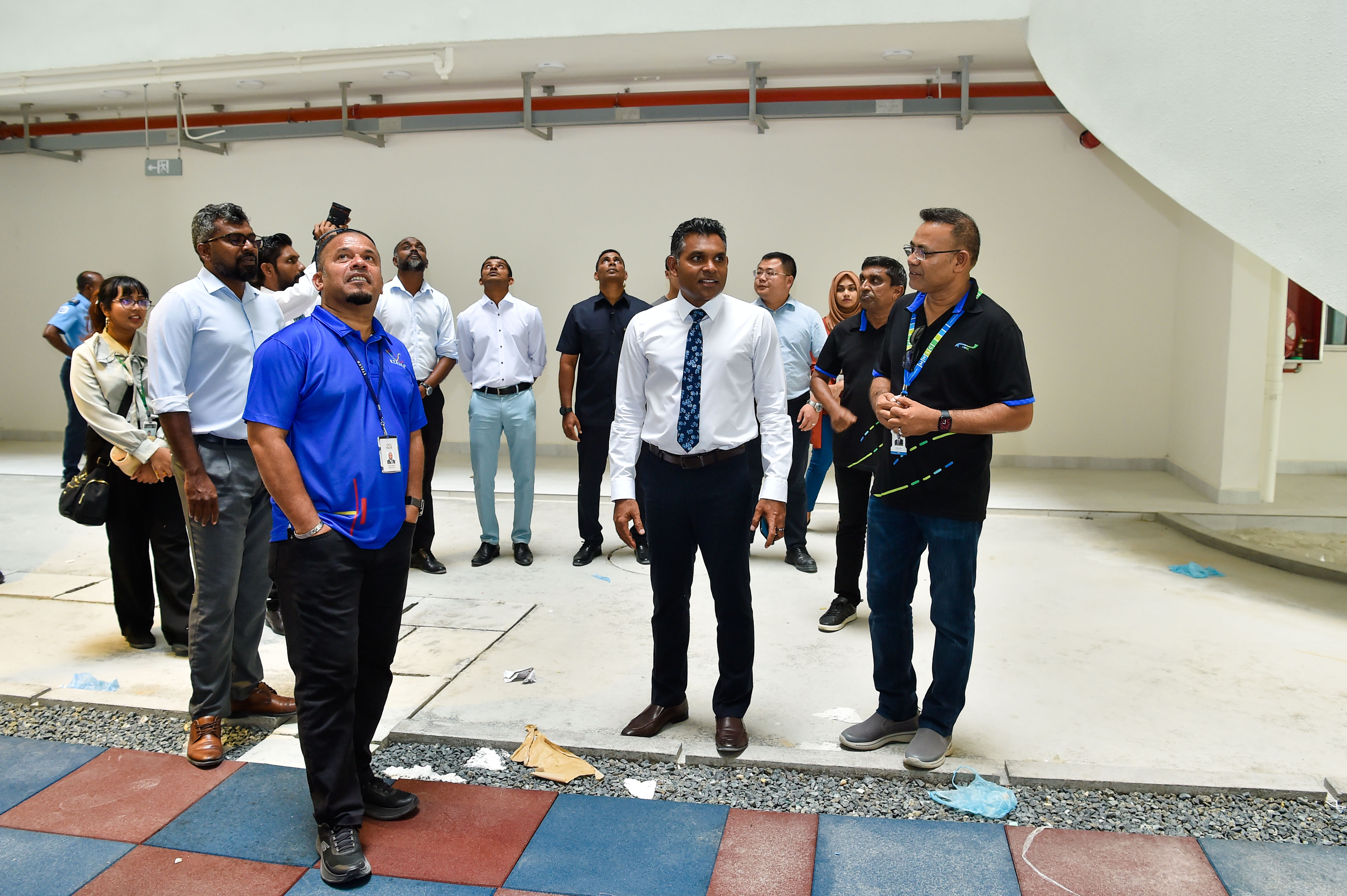 ރޯދައަށް ހުޅުމާލޭގައި ވަމުންދާ ތައްޔާރީތައް ނާއިބު ރައީސް ބައްލަވާލައްވައިފި