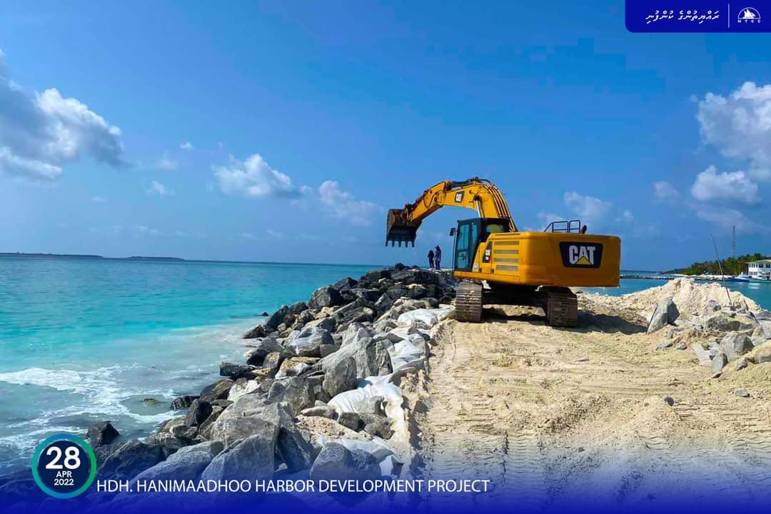 ހަނިމާދޫ ބަނދަރު: މަސައްކަތުގެ 65 އިންސައްތަ ނިމިއްޖެ