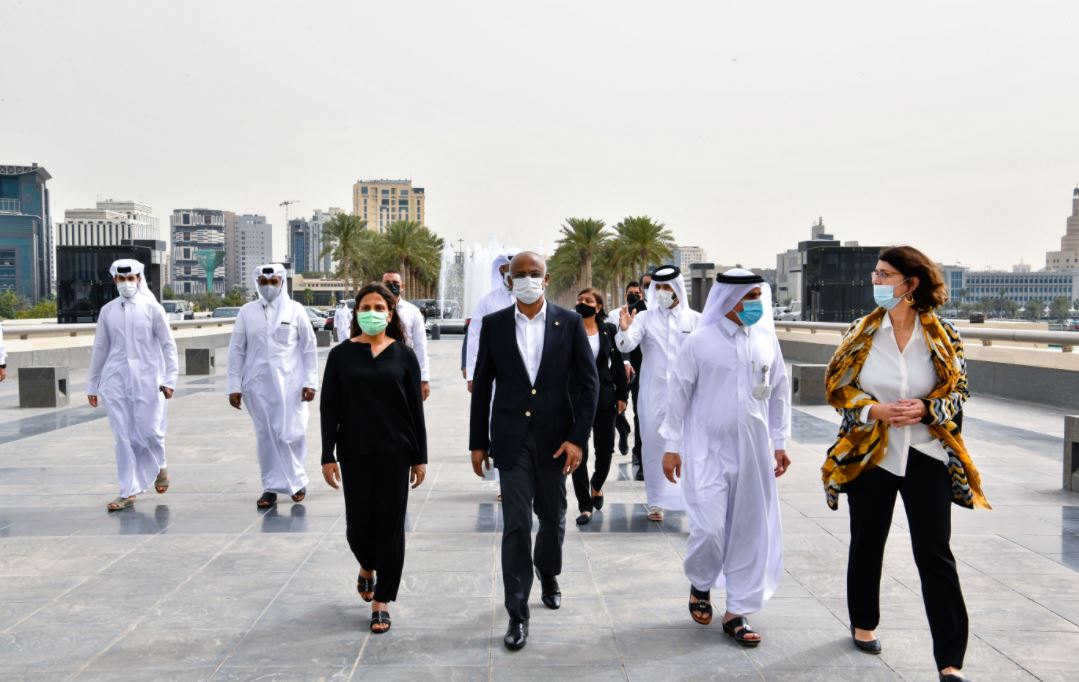 ރައީސުލްޖުމްހޫރިއްޔާ، ޤަޠަރަށް ކުރެއްވި ރަސްމީ ދަތުރުފުޅު ނިންމަވާލައްވައިފި