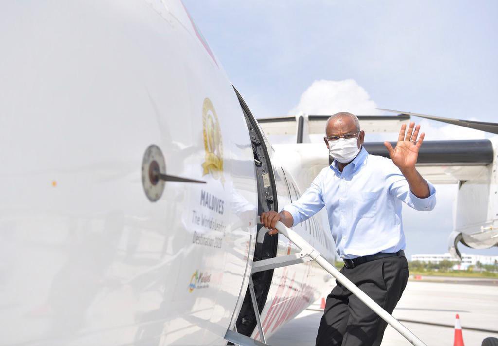 ރައީސް ޞާލިޙް ކަނޑޫދޫއަށް ފުރާވަޑައިގަންނަވައިފި