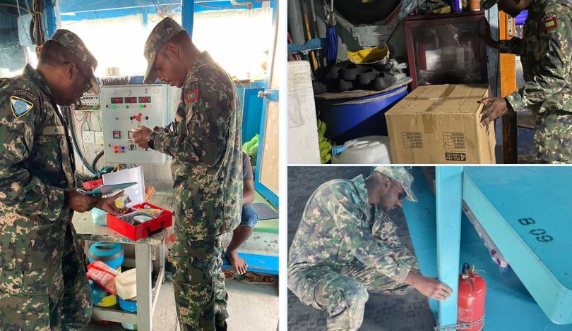 ޢީދު ބަންދާ ދިމާކޮށް ކަނޑުއުޅަނދު ޗެކްކުރުމުގެ އޮޕަރޭޝަނެއް!