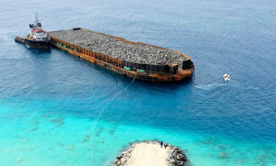 އިހަވަންދޫ ބަނދަރު ތަރައްޤީކުރުމުގެ ބޮޑު ބައެއް ނިމިއްޖެ