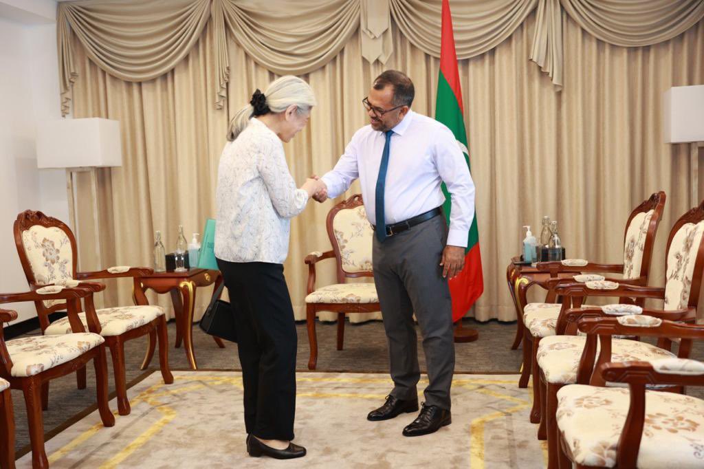 ޚާރިޖީ ވަޒީރު ޒަމީރު ޖަޕާން ސަފީރާ ބައްދަލުކުރަށްވައިފި