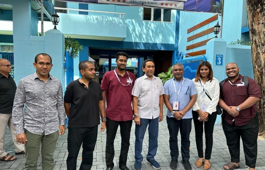 މާލޭގެ މޭޔަރު ހޮވުމުގެ އިންތިޚާބުގައި ރައީސް ޔާމީން ވޯޓް ލައްވައިފި