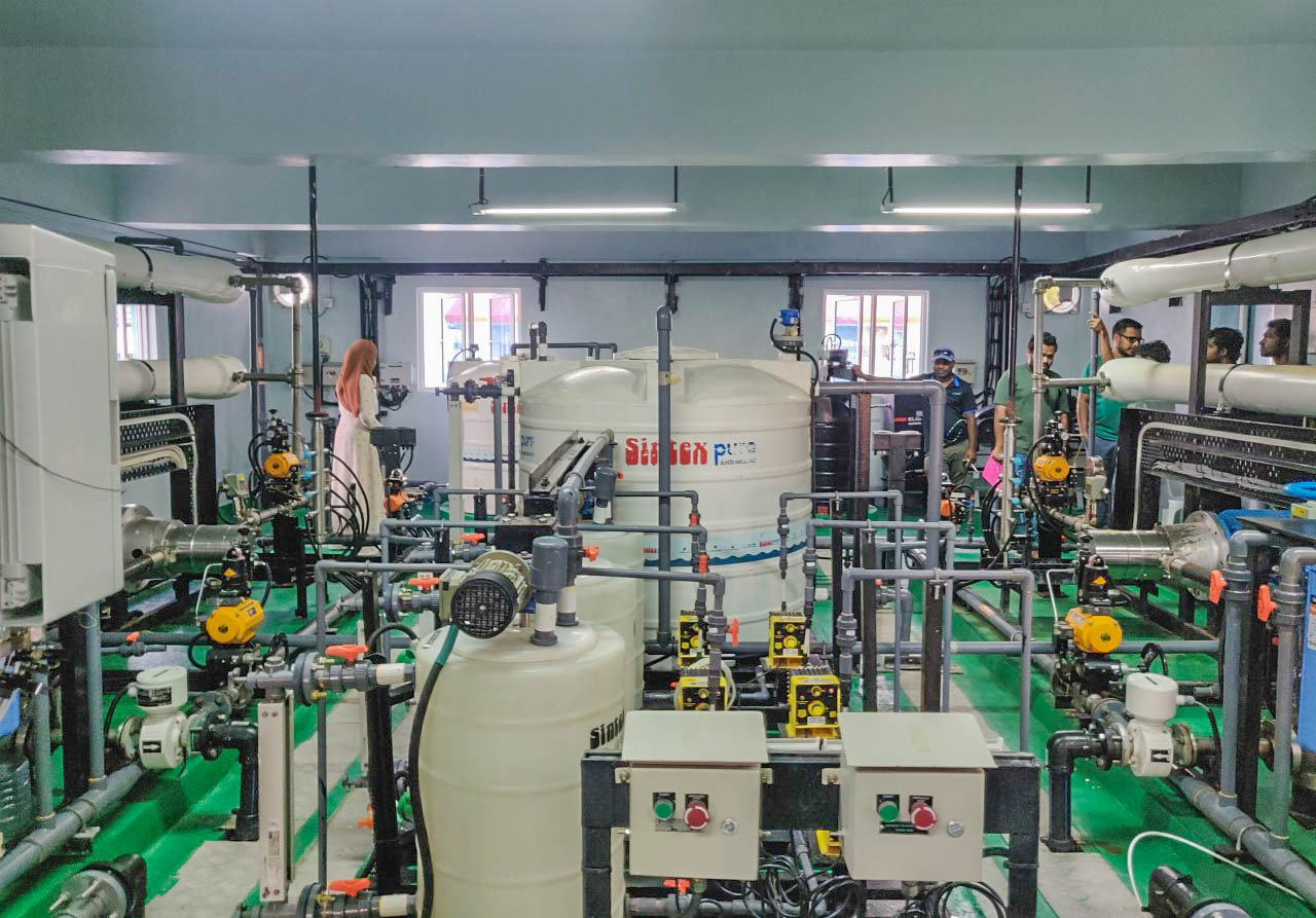 ނައިފަރުގެ ފެނުގެ ނިޒާމުގެ މަސައްކަތް ނިންމާ ޓެސްޓުކޮށްފި