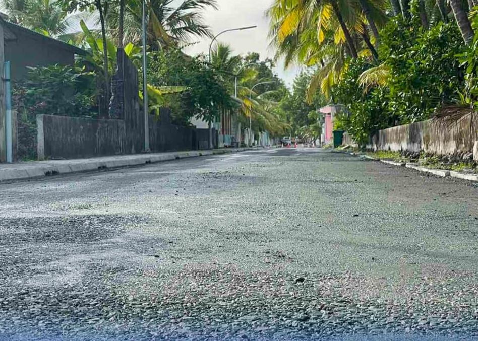 ފުވައްމުލަކު މަގުތައް ހެދުމުގެ މަޝްރޫއުގެ ބޮޑުބައެއް ނިމިއްޖެ