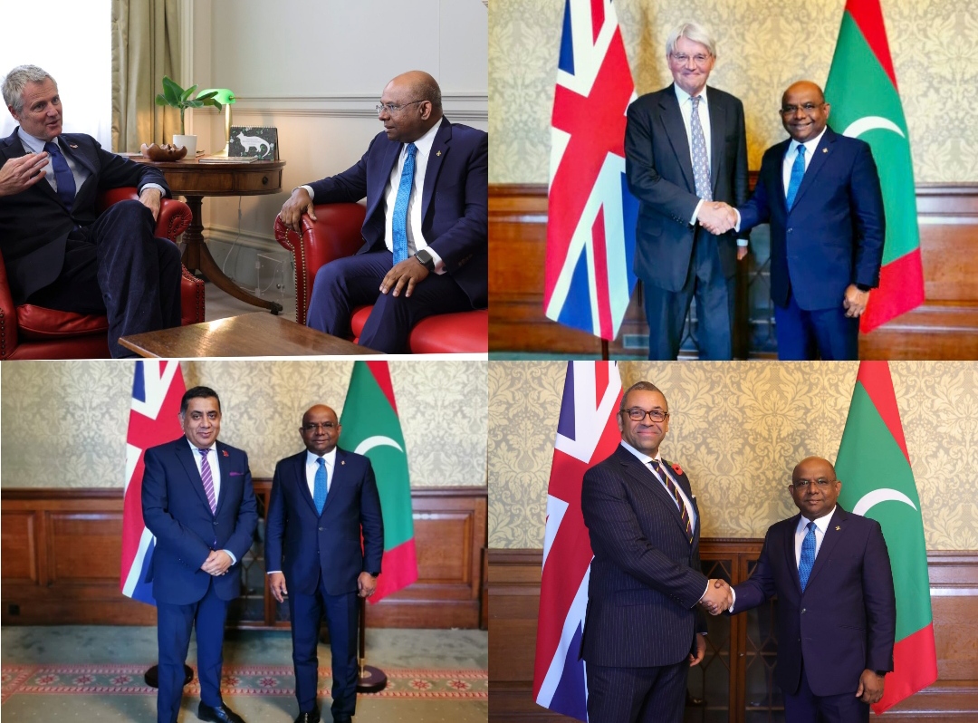 މިނިސްޓަރ ޝާހިދު އިނގިރޭސި ސަރުކާރުގެ އިސްވެރިންނާއި ބައްދަލުކުރައްވައިފި