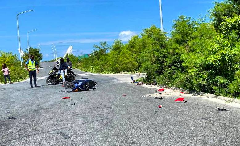 ހުޅުމާލޭގައިވެސް ނުރައްކާތެރި އެކްސިޑެންޓެއް؛ ހަތަރު މީހަކަށް ފަރުވާދެނީ