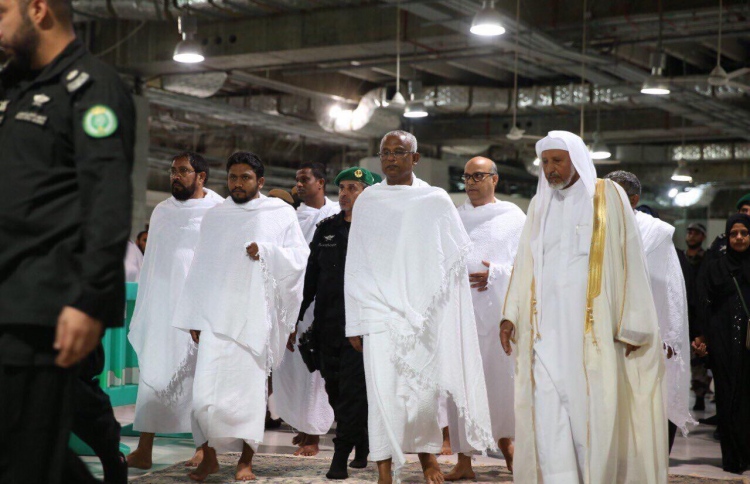 ރައީސުލްޖުމްހޫރިއްޔާ، ޙައްޖު ދުވަހުގެ ހެޔޮ އެދުން ފޮނުއްވައިފި